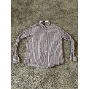 Billabong Mens Bucky Long Sleeve Button up Casual Woven Shirt Large L Flannel